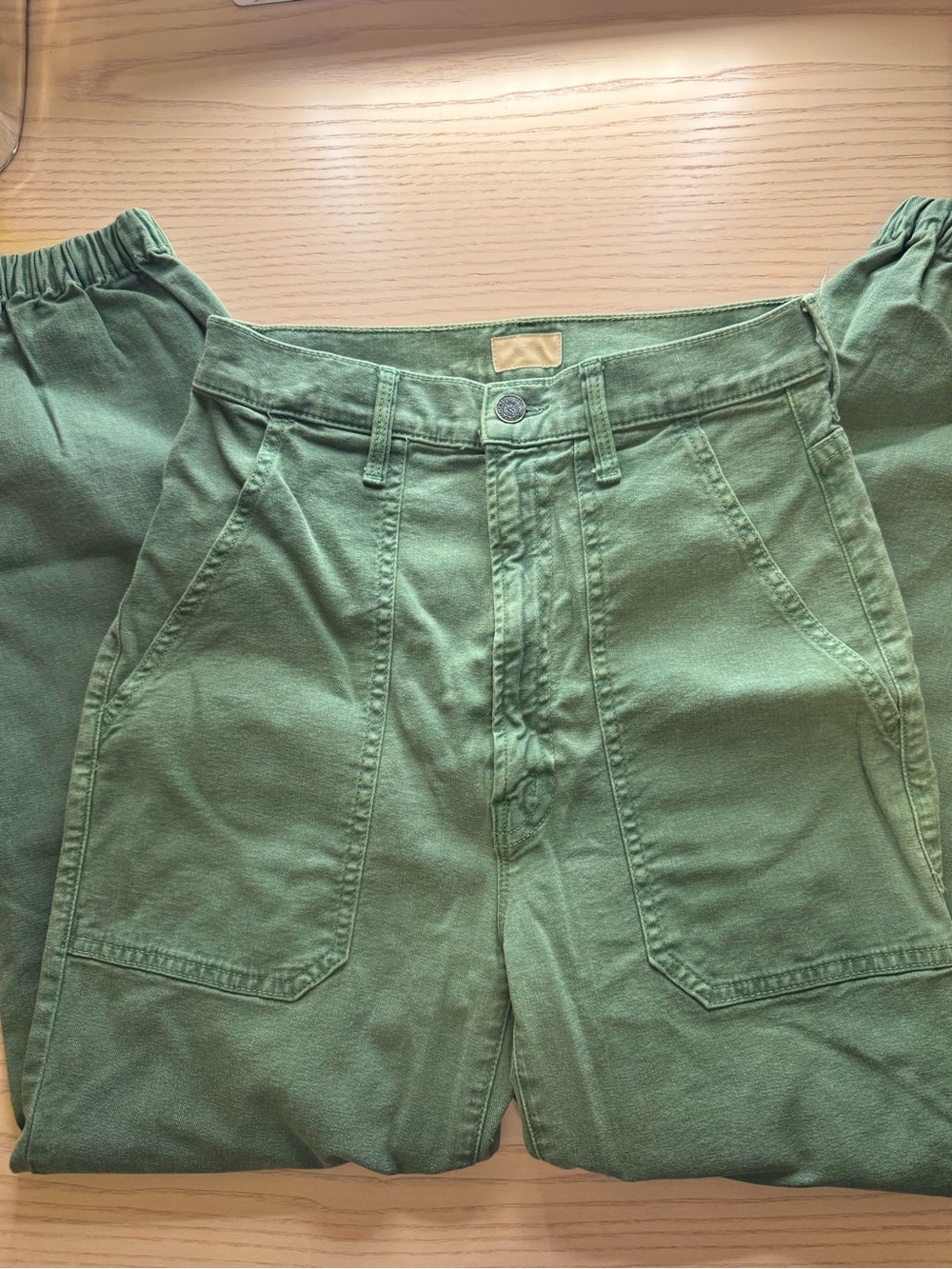 Mother The Shaker Chop Straight Leg Pants